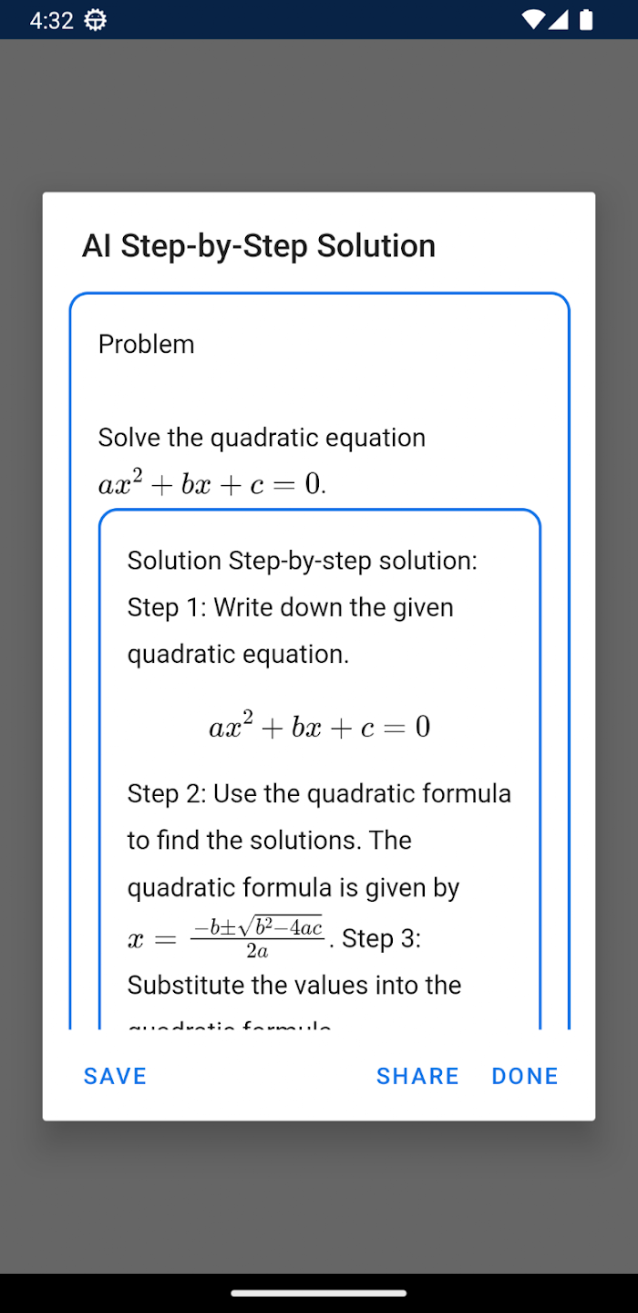 AI explanation for a CBSE question